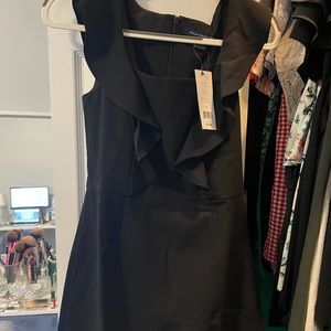 French Connection Whisper Ruffle Strap Minidress NWT